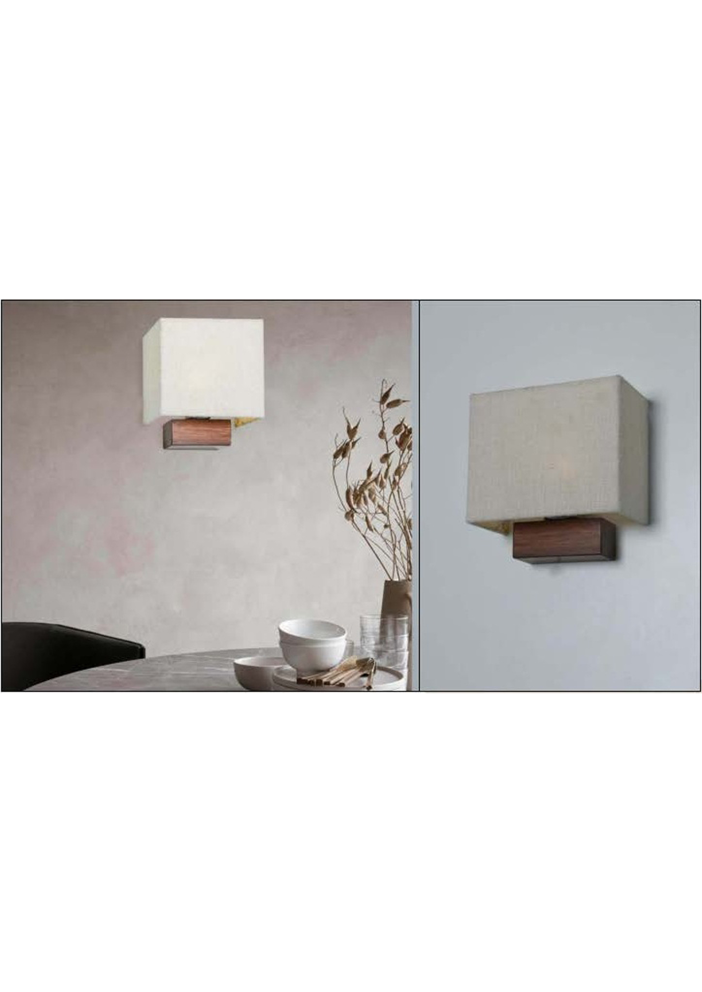 Beyond Lights - Wood Block Sconce- GL
